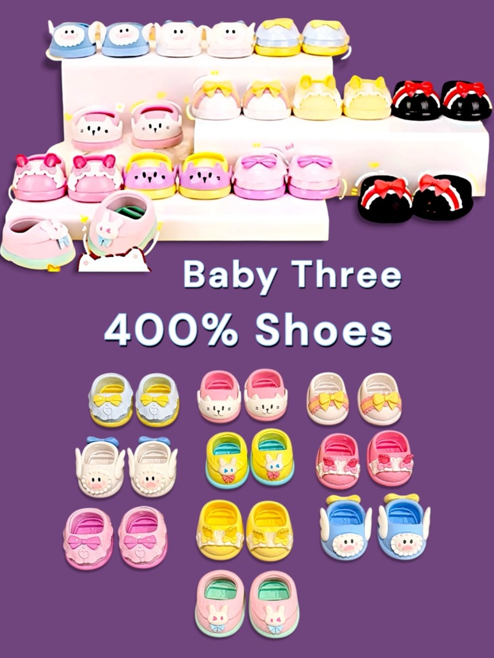 Pick a Pair! Baby Three 400% Baby Shoes V2